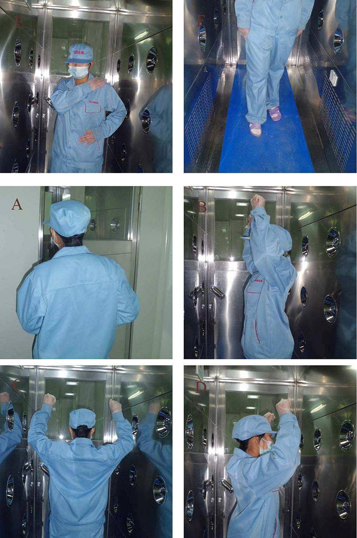 使用前應(yīng)檢查風(fēng)淋室的外觀是否完好,電氣系統(tǒng)是否正常,氣簾是否運行順暢。 使用前應(yīng)檢查風(fēng)淋室的外觀是否完好,電氣系統(tǒng)是否正常,氣簾是否運行順暢。